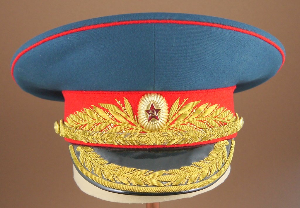 Details about   SOVIET MILITARY UNIFORM HAT of SHOOTER of militarized security SIZE 58 